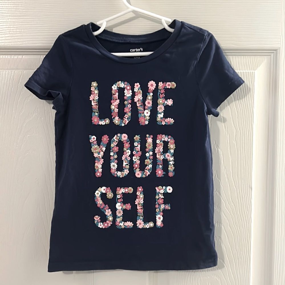 Navy Love Your Self T-Shirt